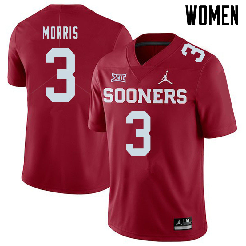 Jordan Brand Women #3 Jamal Morris Oklahoma Sooners College Football Jerseys Sale-Crimson - Click Image to Close
